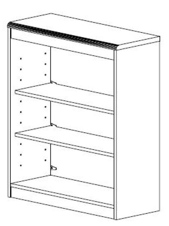 Stafford Bookcase - 2 Shelf