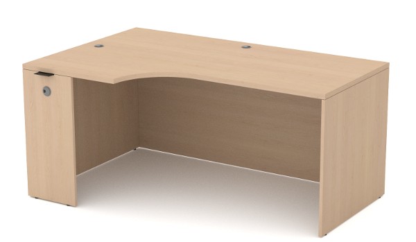 Envision Desk - Right Extended Corner with Full Flush Back Panel