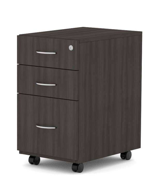 Envision Pedestal - Mobile, Two Box Drawers, One File Drawer