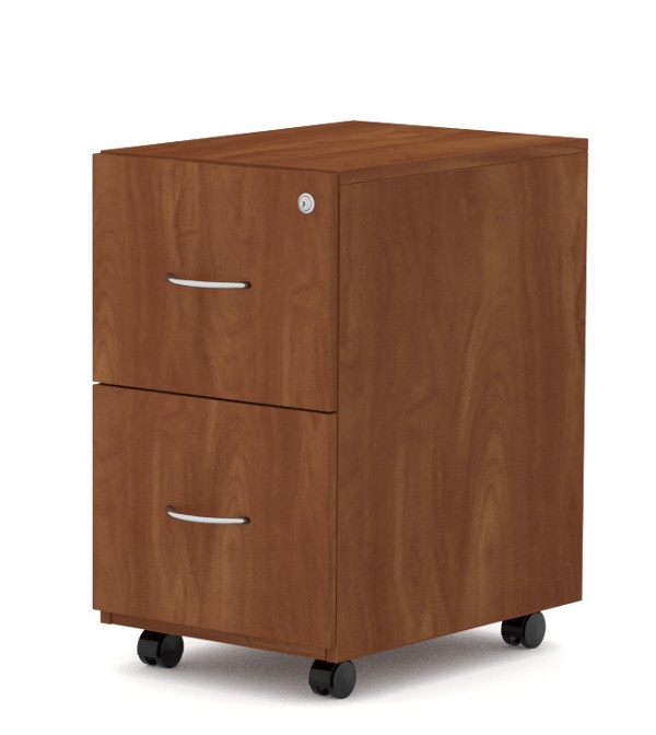 Envision Pedestal - Mobile, Two File Drawers