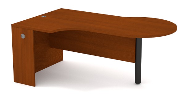 Envision Desk - Right Keyhole with 18" Modesty Panel