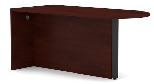 Envision Desk - Right Peninsula with Full Modesty Panel